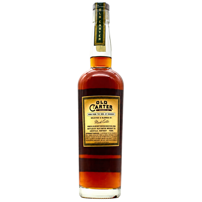 Old Carter Straight Rye Whiskey Batch 15