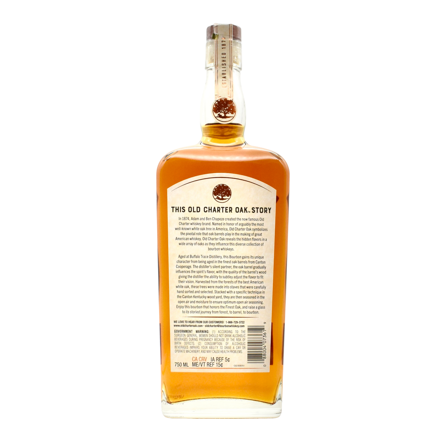 Old Charter Finest Oak Whiskey 750ml | VIP Access