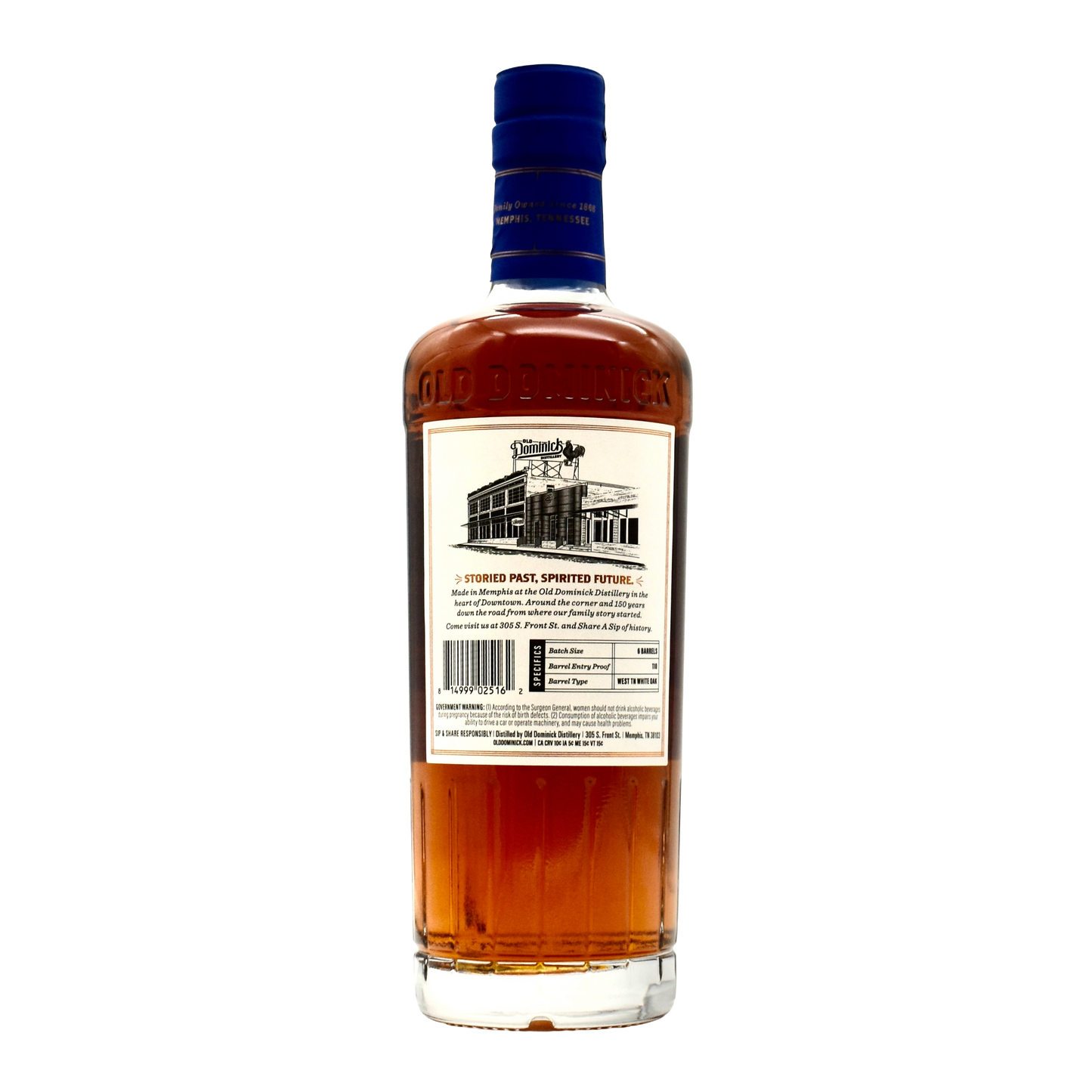 Old Dominick Bonded Straight Tennessee Whiskey 750ml