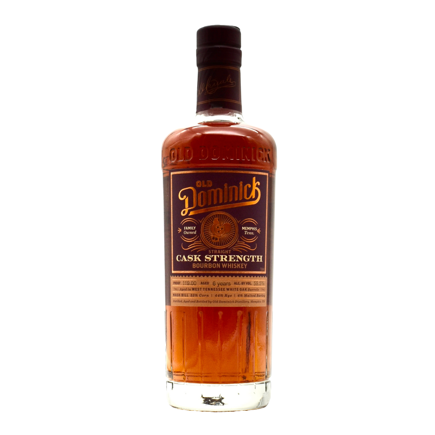 Old Dominick Cask Strength Bourbon 750ml