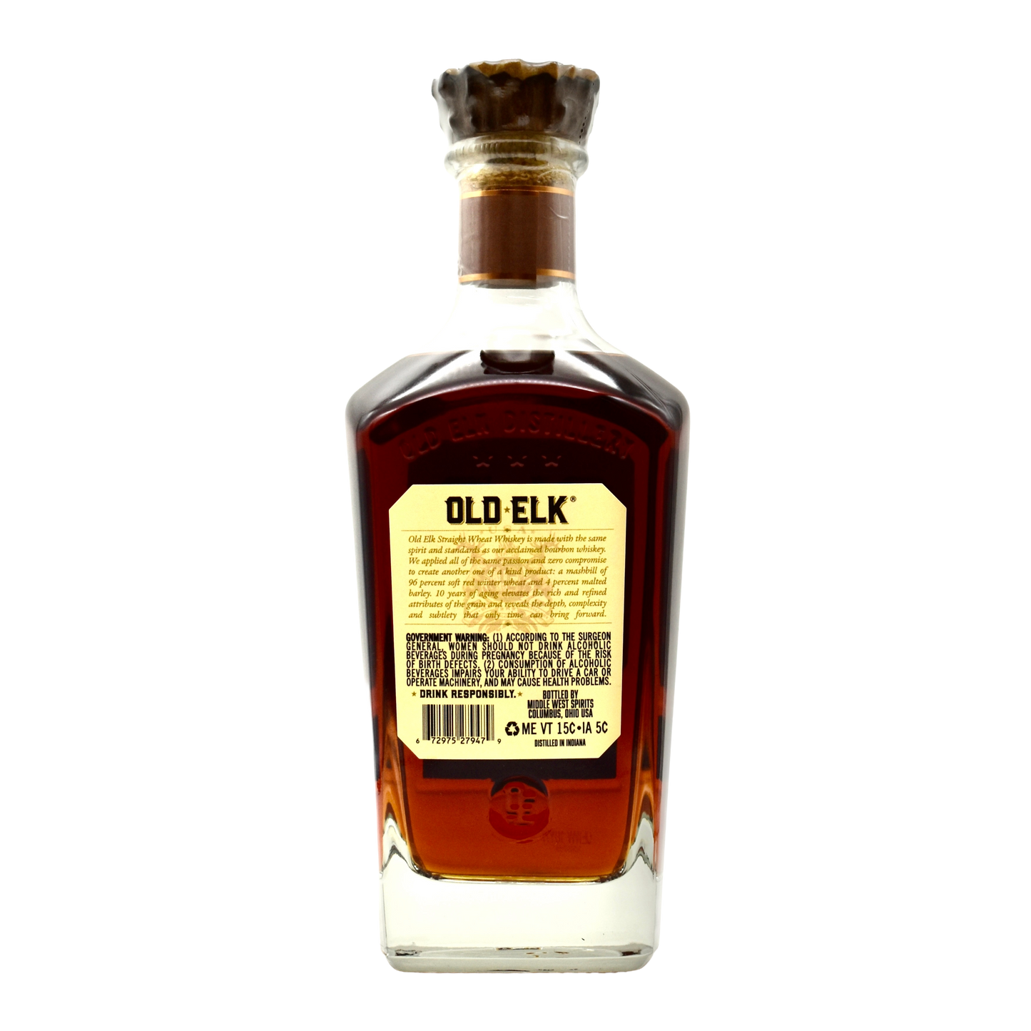Old Elk Straight Wheat Whiskey 10 Year