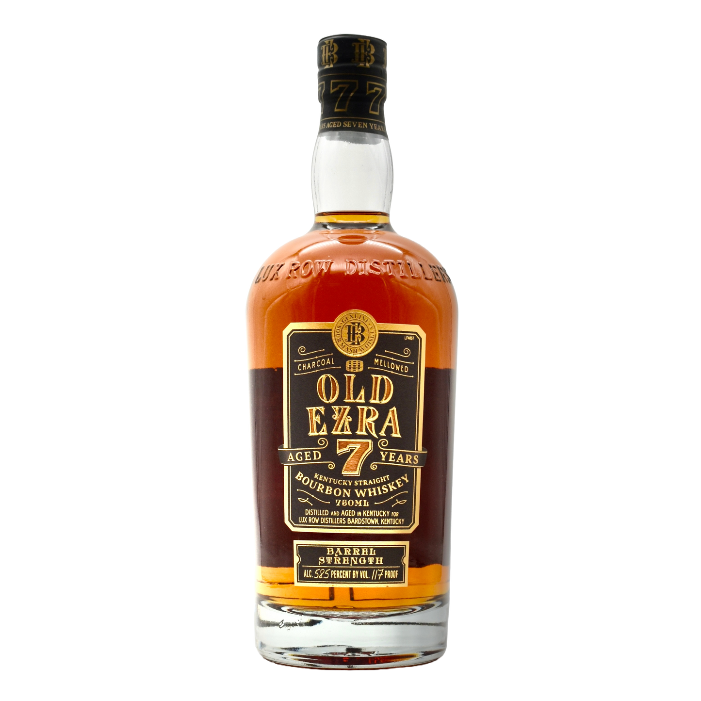 Old Ezra Brooks Barrel Strength 7 Year Bourbon 750ml