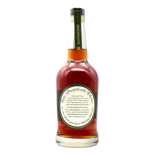 Old Forester President's Choice Rye 750ml | VIP Access