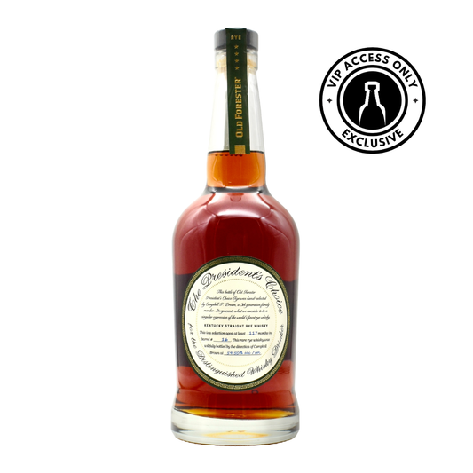 Old Forester President's Choice Rye 750ml | VIP Access