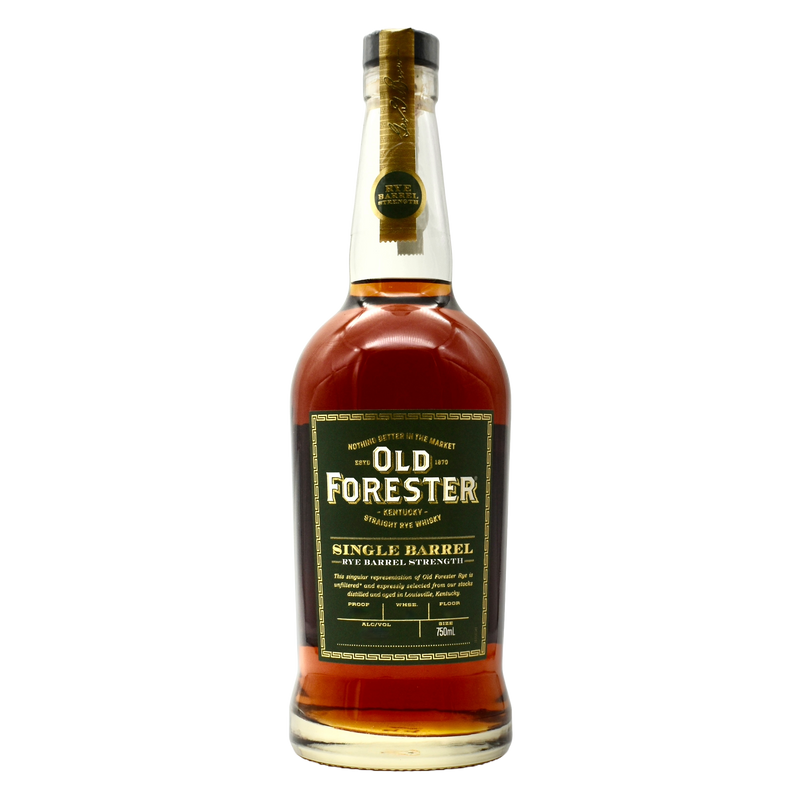 Old Forester Single Barrel Barrel Proof Rye Whiskey 750ml
