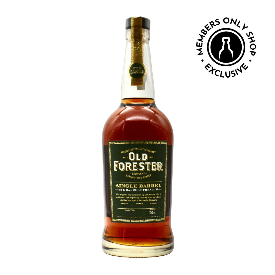 Old Forester Single Barrel Barrel Strength Rye Whiskey 750ml [MEMBERS ONLY]