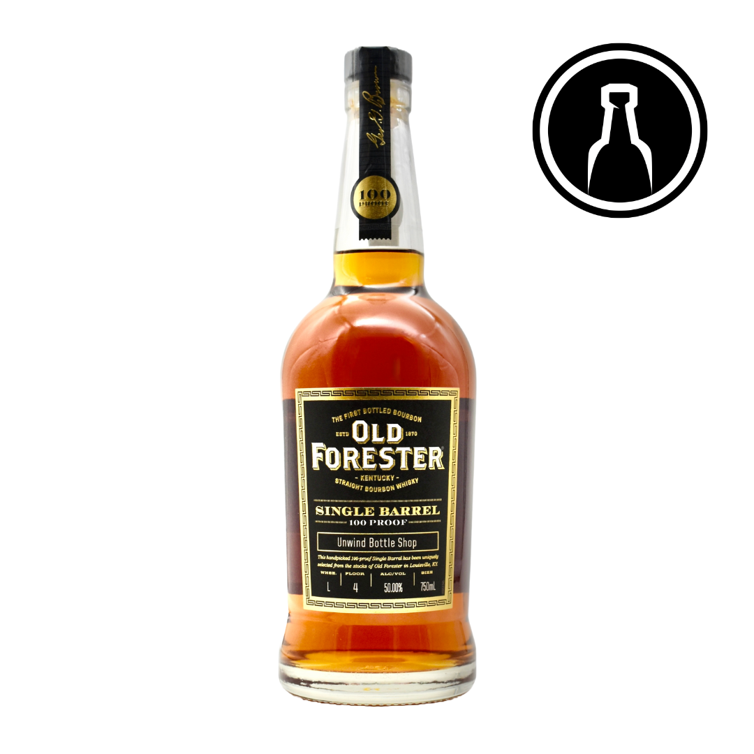 Old Forester Single Barrel Bourbon 100pf 750ml [Unwind Store Pick]