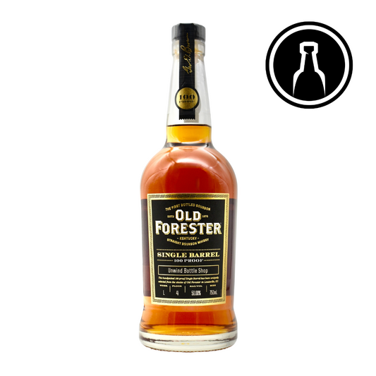 Old Forester Single Barrel Bourbon 100pf 750ml [Unwind Store Pick]