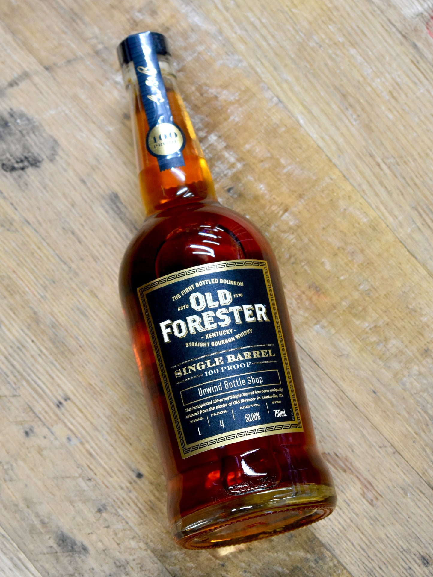 Old Forester Single Barrel Bourbon 100pf 750ml - Selected by Unwind