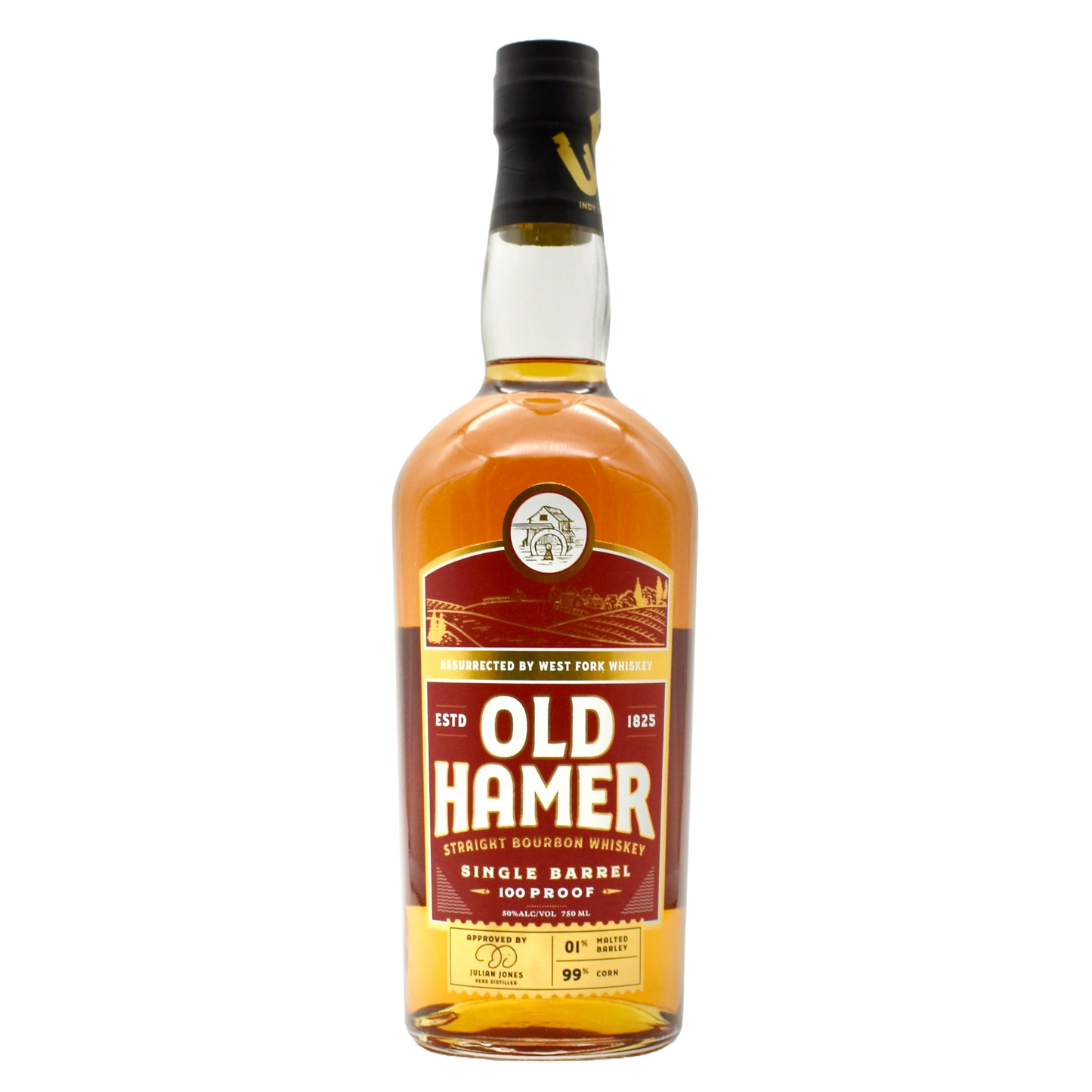 Old Hamer Straight Bourbon 100 Proof 750ml