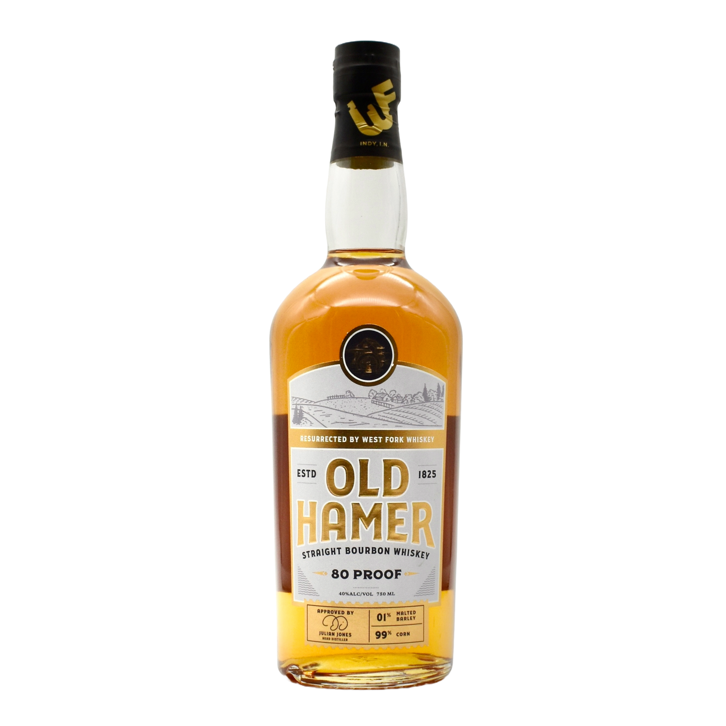 Old Hamer Straight Bourbon 80 Proof 750ml