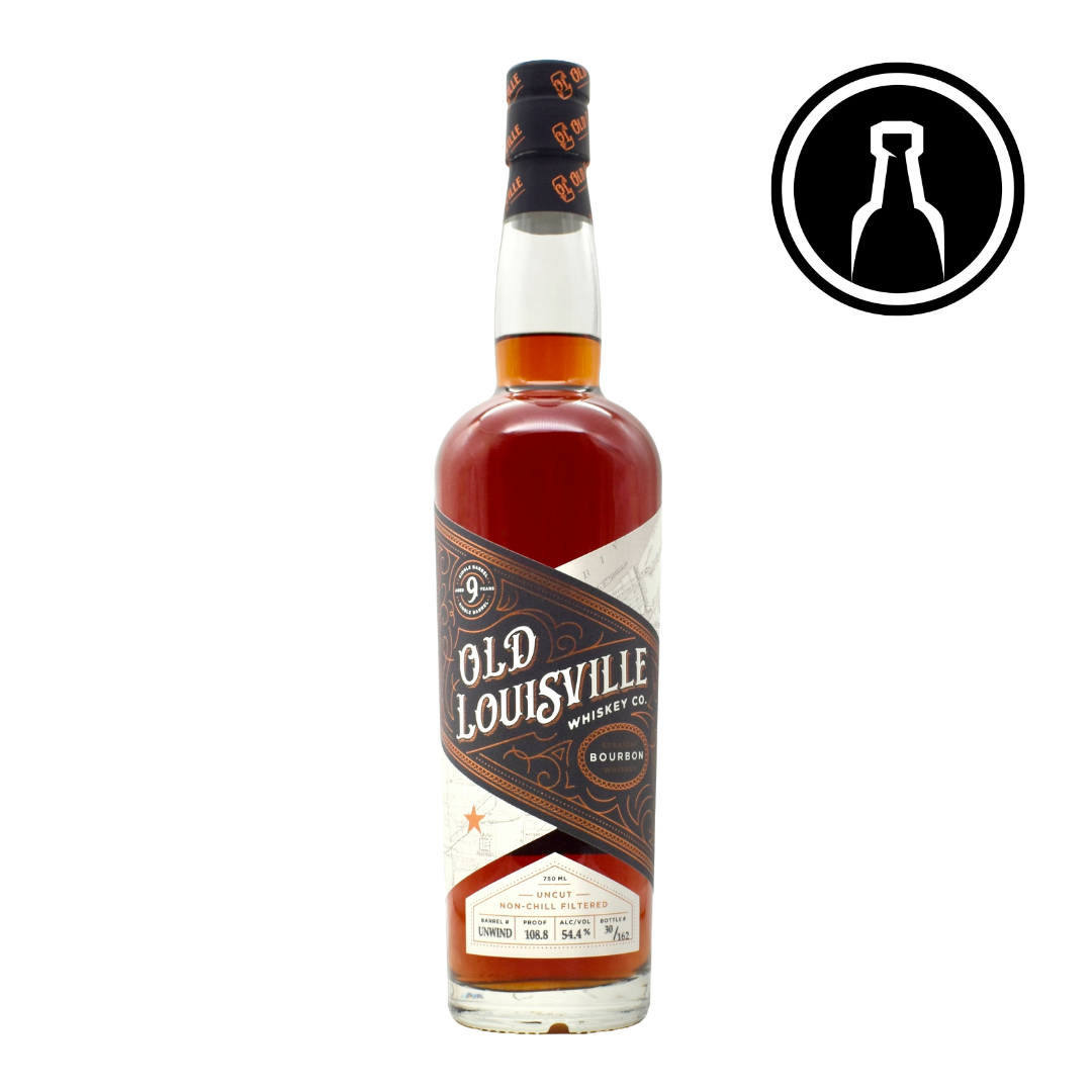 Old Louisville Bourbon 9 Year Double Oaked Single Barrel 750ml [Unwind Store Pick]