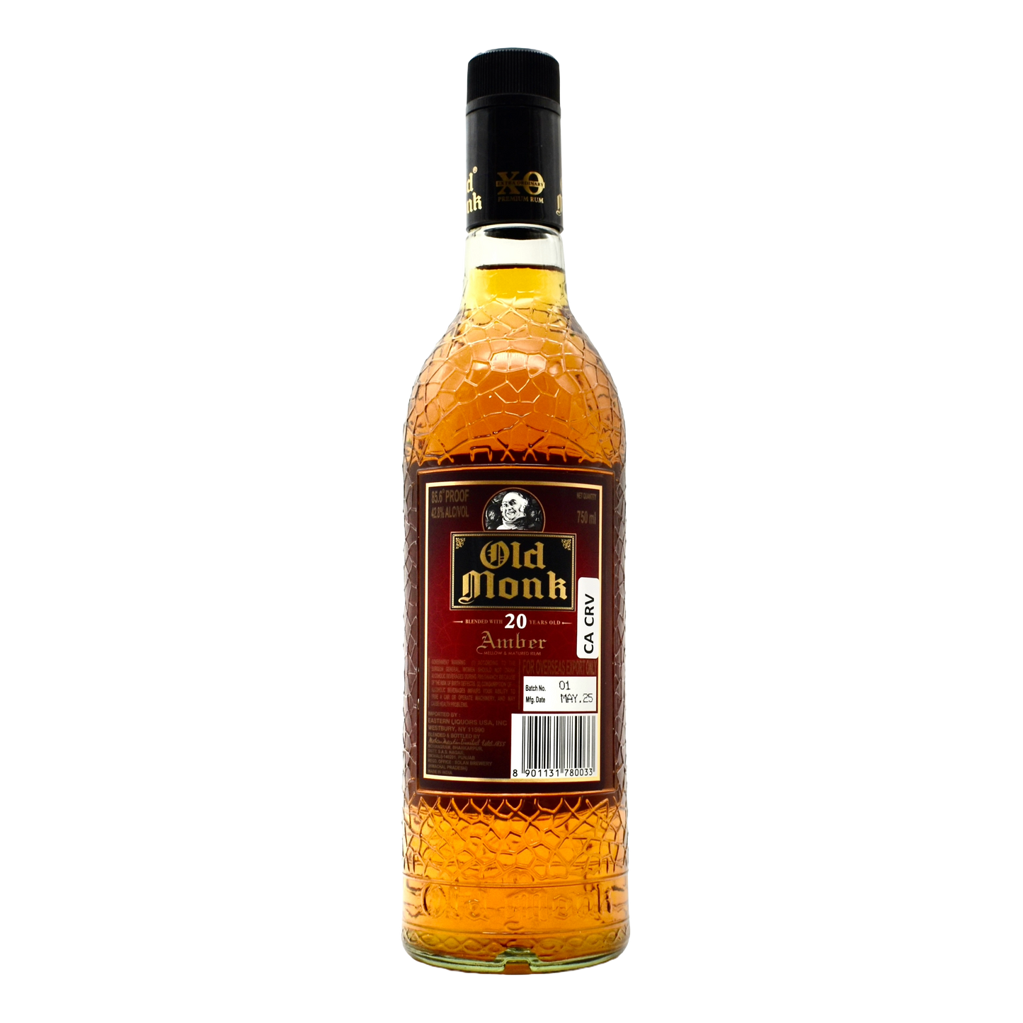 Old Monk Amber Rum 750ml