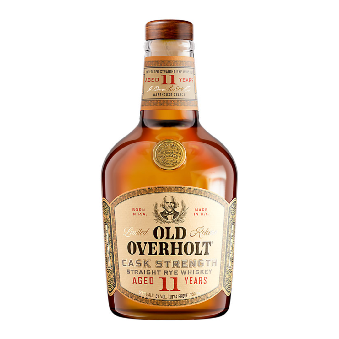 Old Overholt Straight Rye Whiskey Cask Strength 11 Year