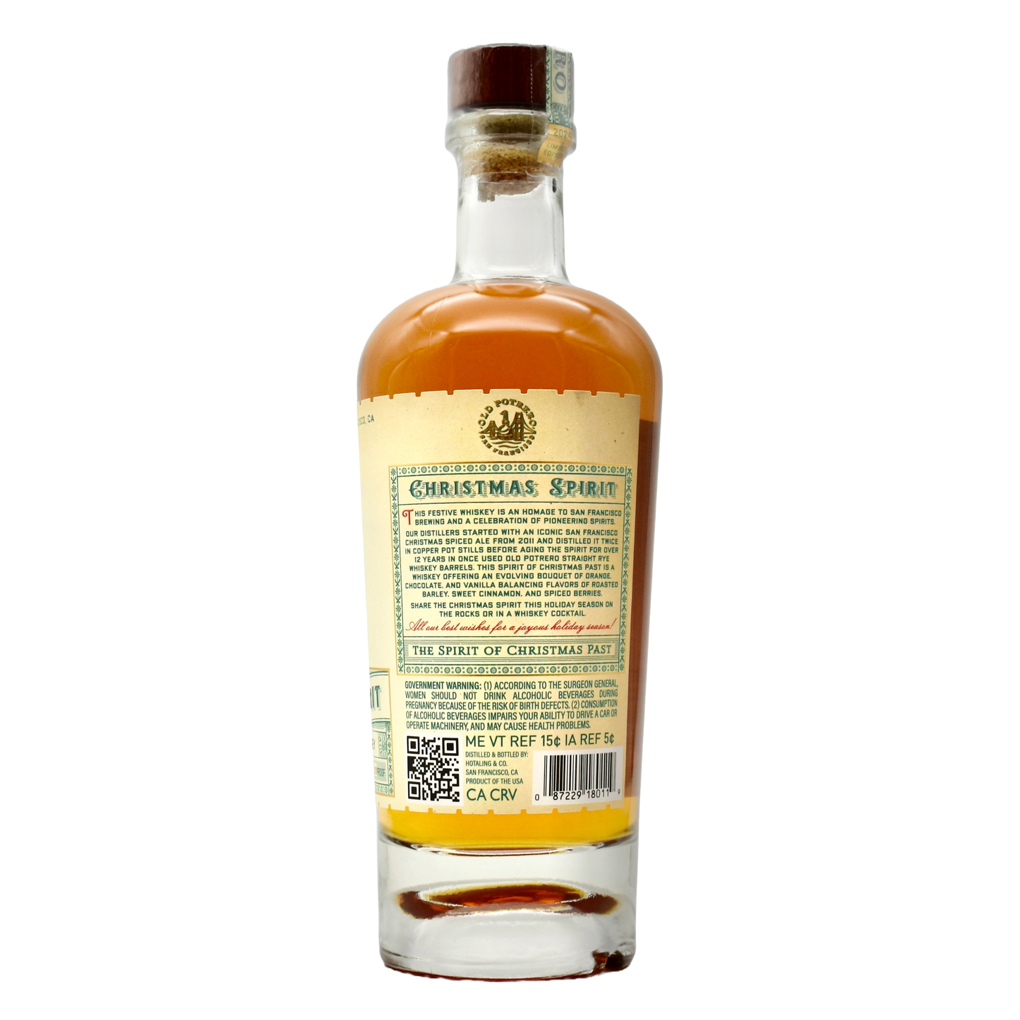 Old Potrero Christmas Spirit Whiskey 12 Year 750ml