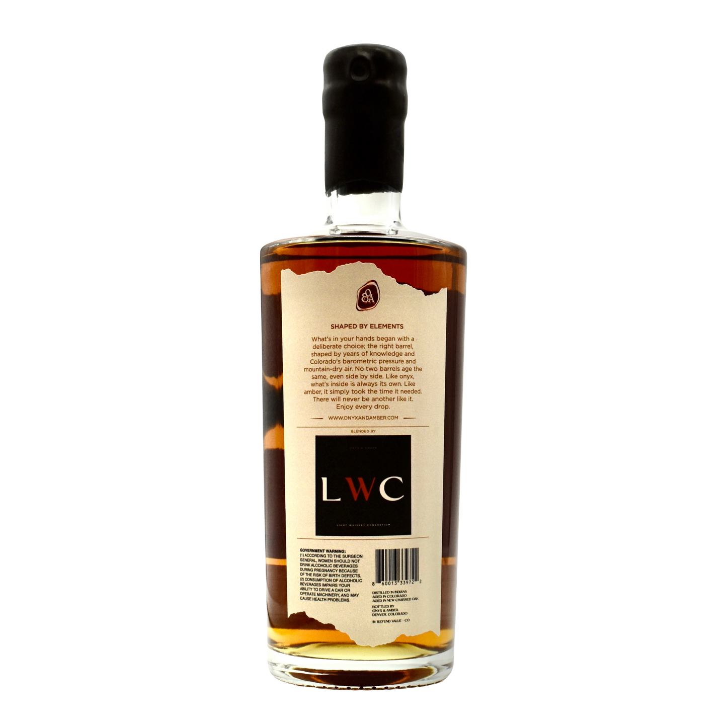 Onyx & Amber 20 Year American Whiskey | Light Whiskey Consortium