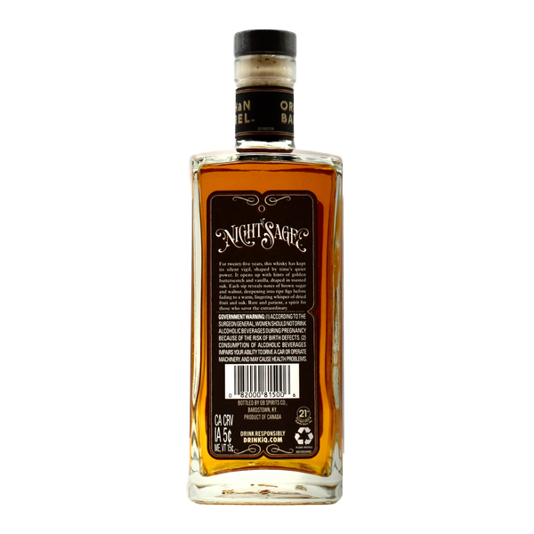 Orphan Barrel Night Sage 25 Year Canadian Whisky 750ml