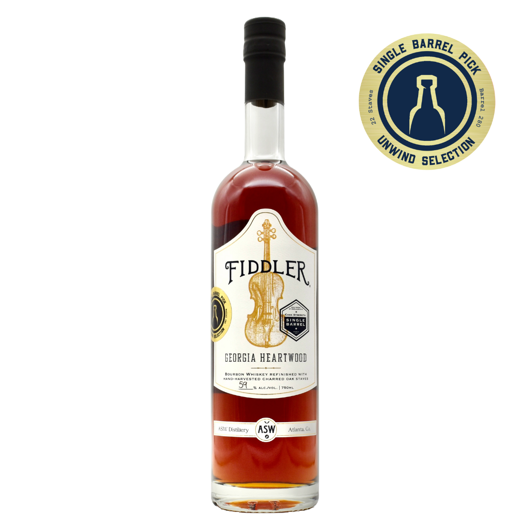 ASW Distillery Fiddler Heartwood Bourbon 750ml [Unwind Store Pick]