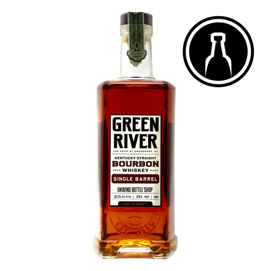 Green River Bourbon Single Barrel Cask Strength 750ml [Unwind Store Pick]