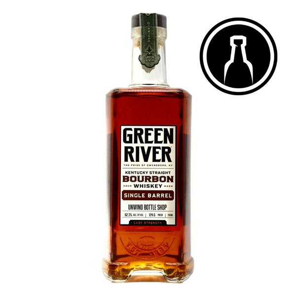 Green River Bourbon Single Barrel Cask Strength 750ml - Selected by Unwind