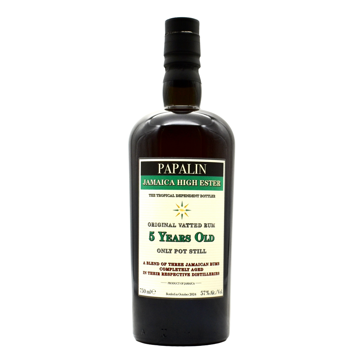 Papalin 5 Year Jamaica High Ester Original Vatted Rum 750ml