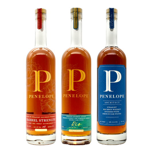 Penelope Rio, Architect, & Barrel Strength Bourbon (3x750ml) [Limited Combo]