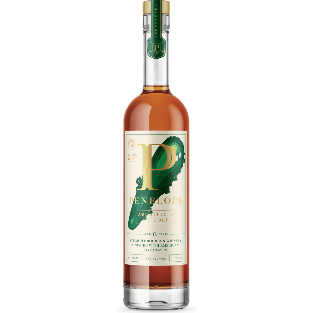 Penelope Architects of Golf Hole #4 Bourbon 750 mL, included in 2-bottle combo