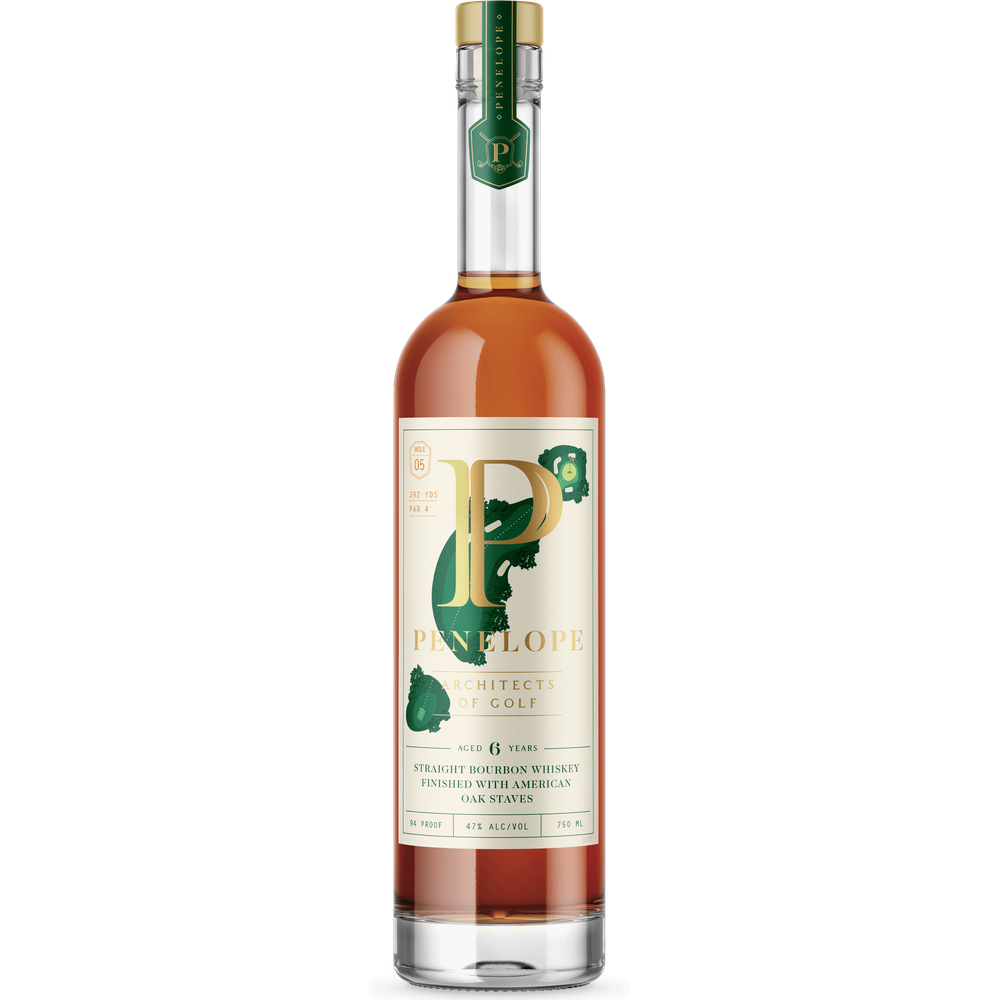 Penelope Architects of Golf Hole #5 Bourbon 750 mL, included in 2-bottle combo
