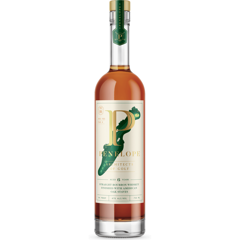 Penelope Architects of Golf Hole #6 Bourbon 750 mL, included in 2-bottle combo