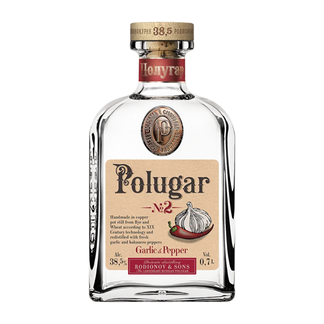 Polugar No.2 Garlic & Pepper Vodka 750ml
