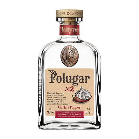 Polugar No.2 Garlic & Pepper Vodka 750ml