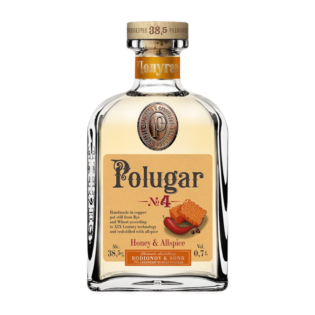 Polugar No.4 Honey & Allspice Vodka 750ml