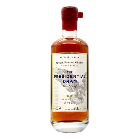 Presidential Dram 8yr Single Barrel Bourbon Barrel Proof 700ml