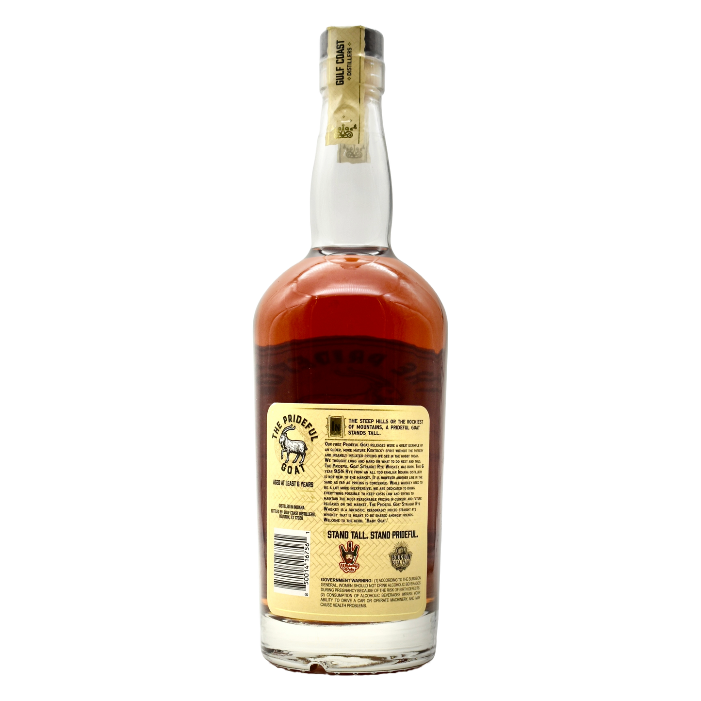 Prideful Goat 6yr Rye Whiskey Single Barrel Cask Strength 750ml [Barrel Select]