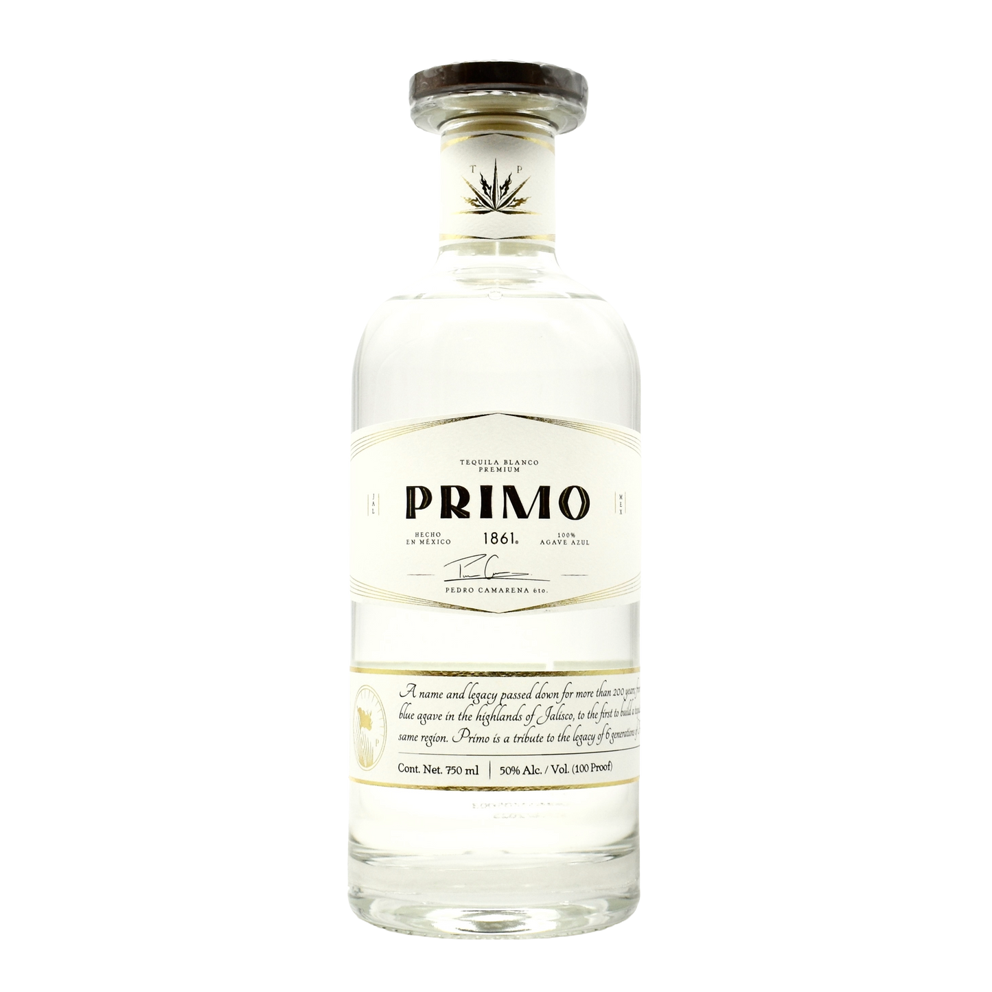 Primo 1861 Tequila High Proof Blanco 750ml