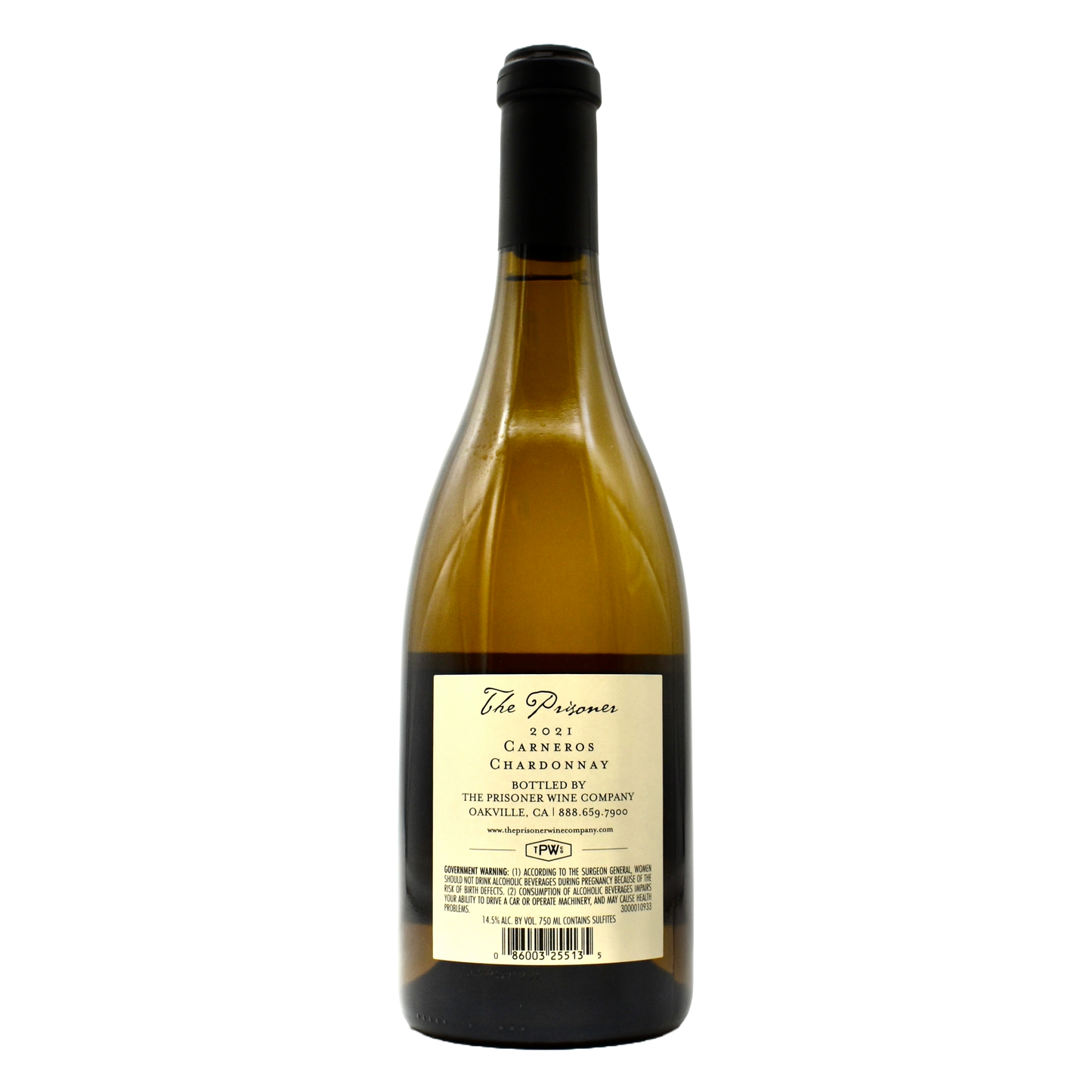 Prisoner Chardonnay 750ml