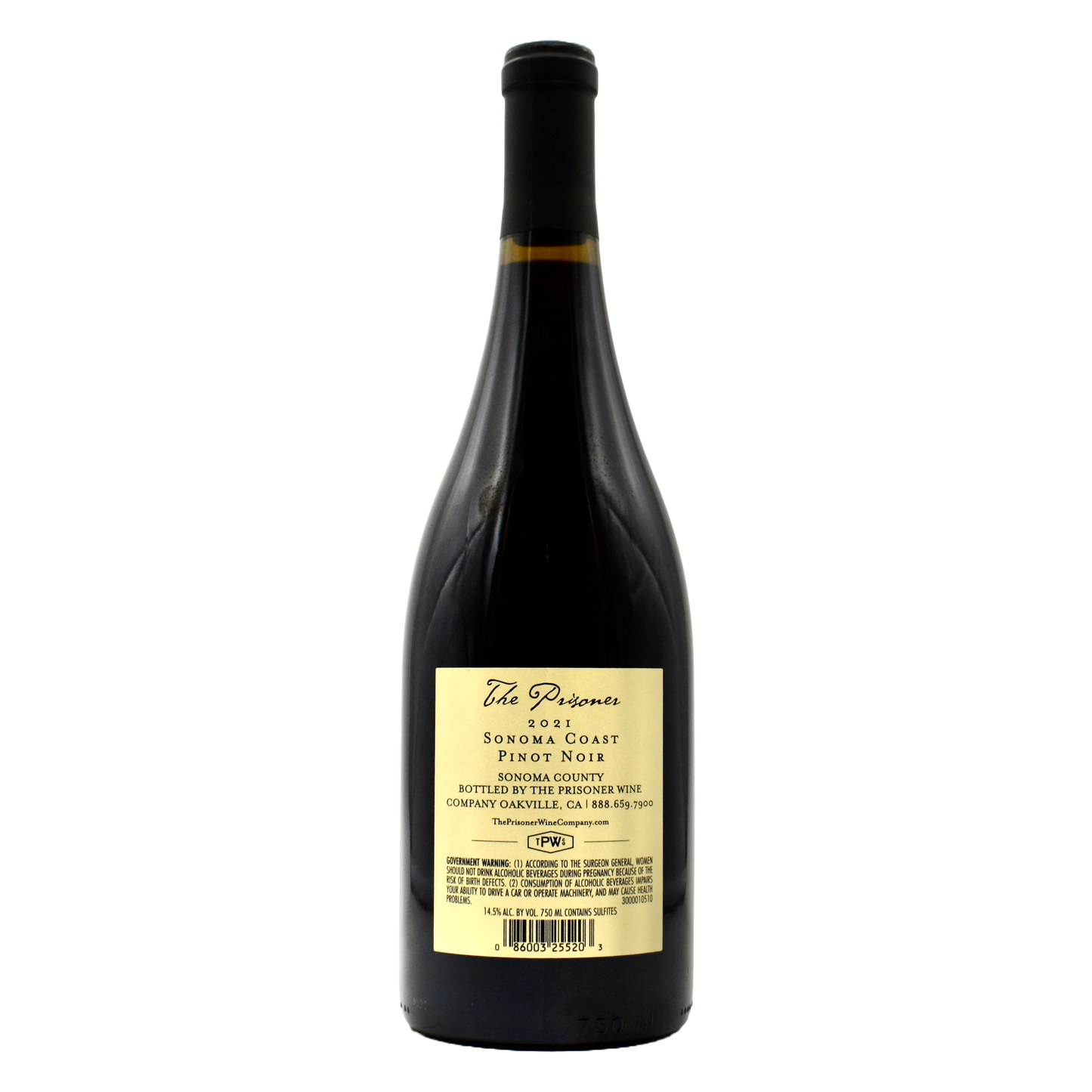 Prisoner Pinot Noir 750ml