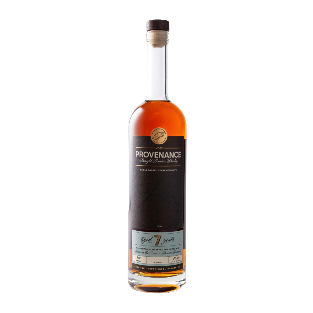 Provenance Bourbon 7 Year Single Barrel Cask Strength 750ml