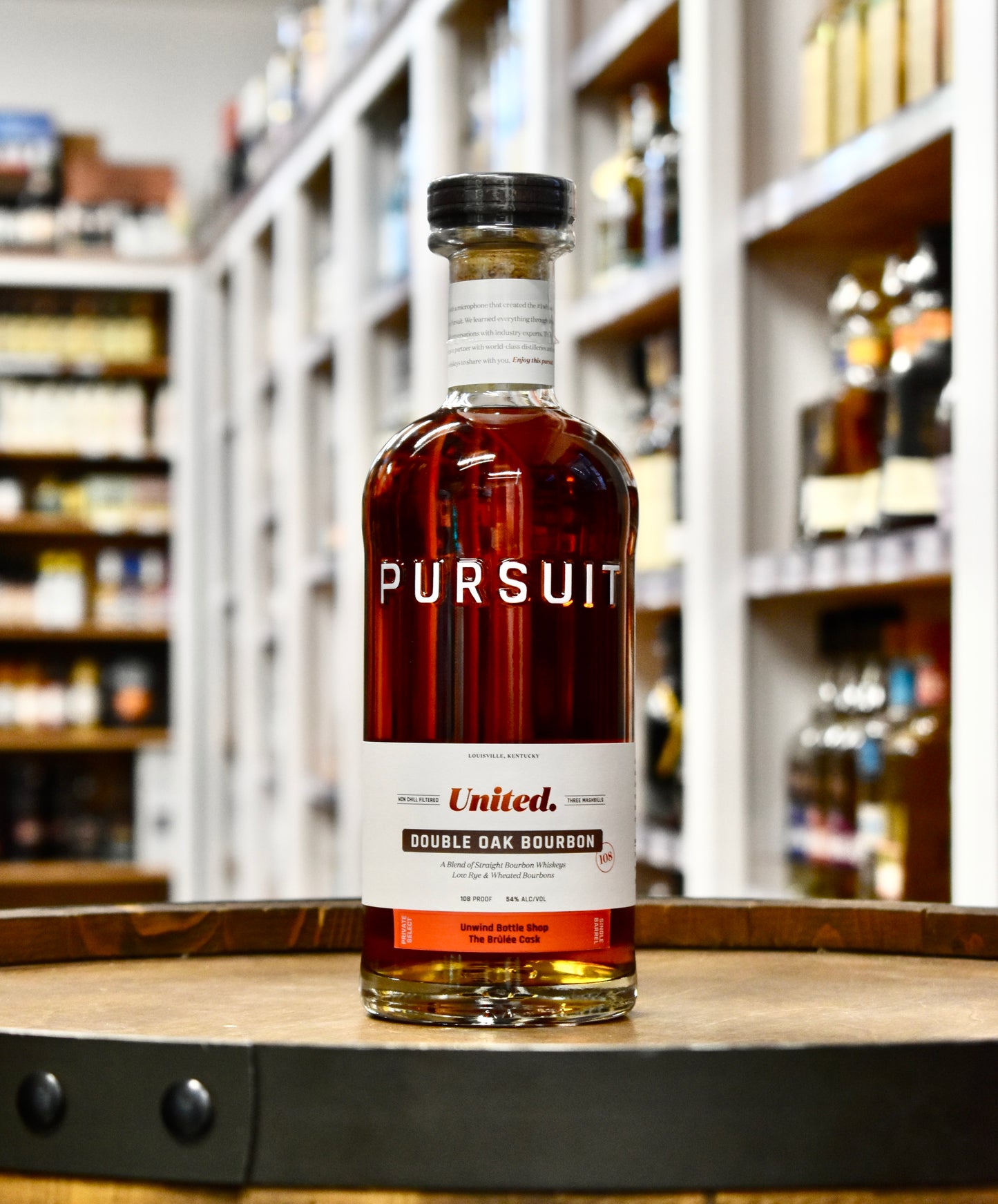 Pursuit Spirits Double Oaked Bourbon "The Brûlée Cask" 700ml - Selected by Unwind