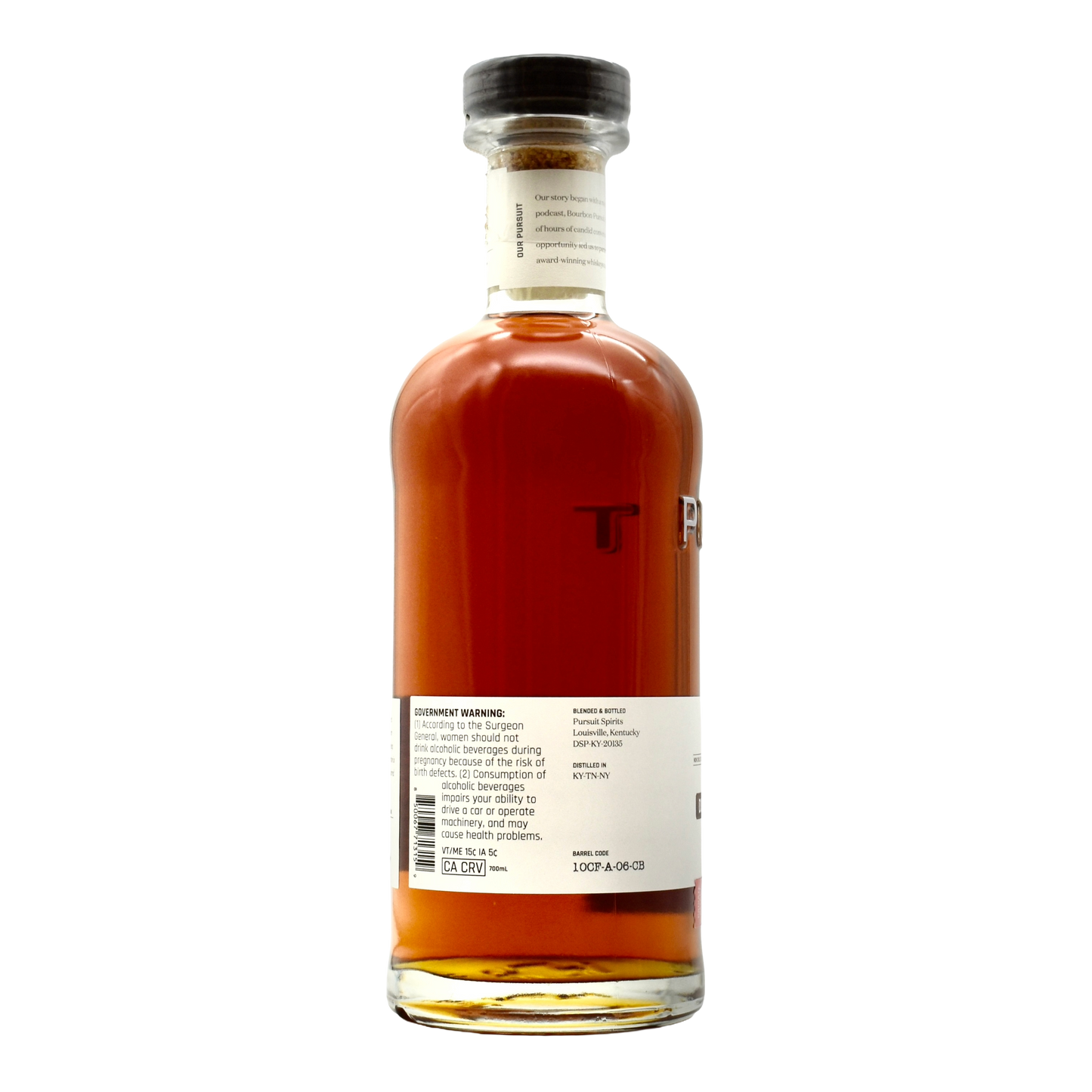 Pursuit Spirits Double Oaked Bourbon "The Brûlée Cask" 700ml - Selected by Unwind