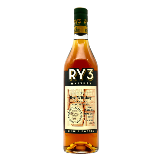 Ry3 Whiskey Naranja Wine Cask Finish Single Barrel 750ml