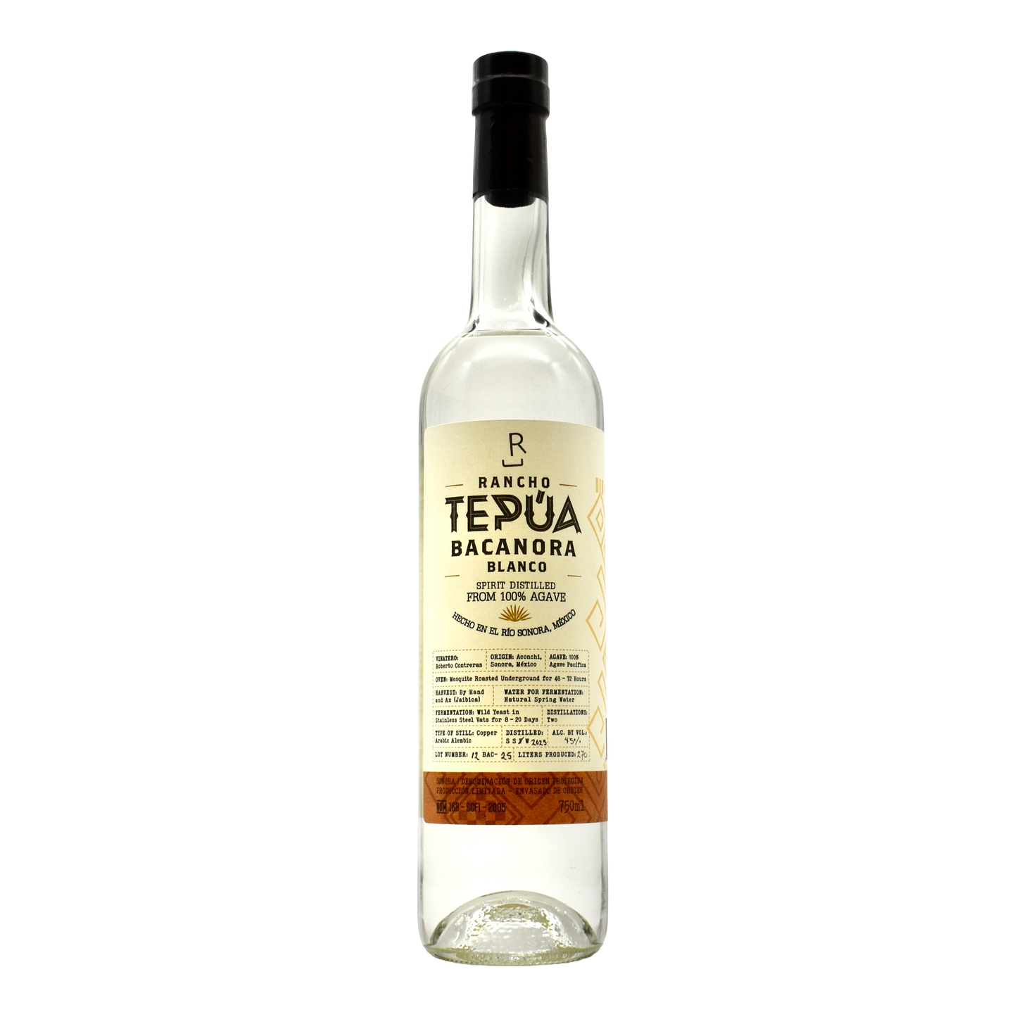 Rancho Tepua Bacanora Blanco 750ml