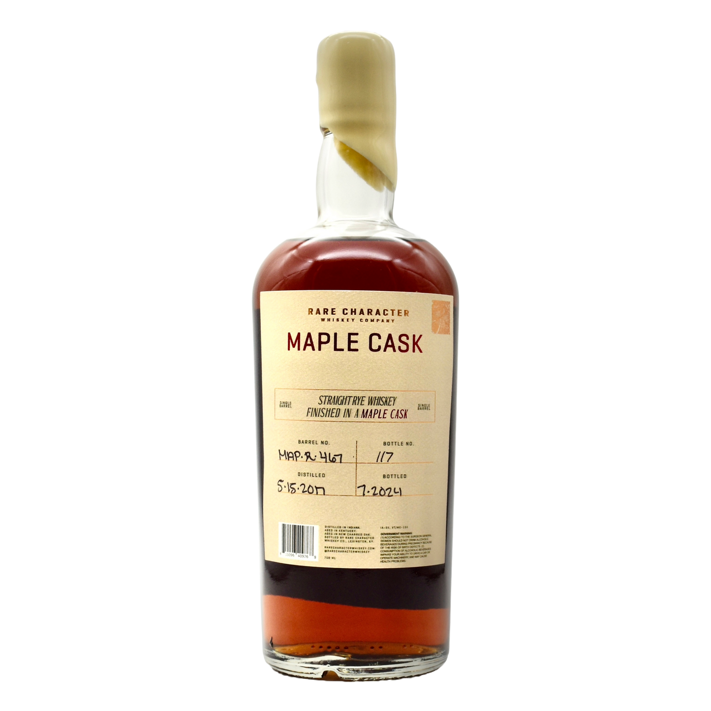 Rare Character Rye Maple Cask 750ml [MAP-R-467]