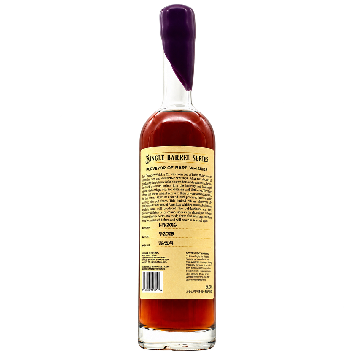 Rare Character 9 Year Straight Bourbon VTO-003