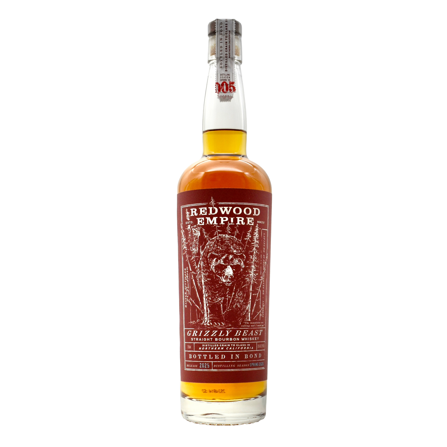 Redwood Empire Grizzly Beast Bourbon Batch 005 750ml