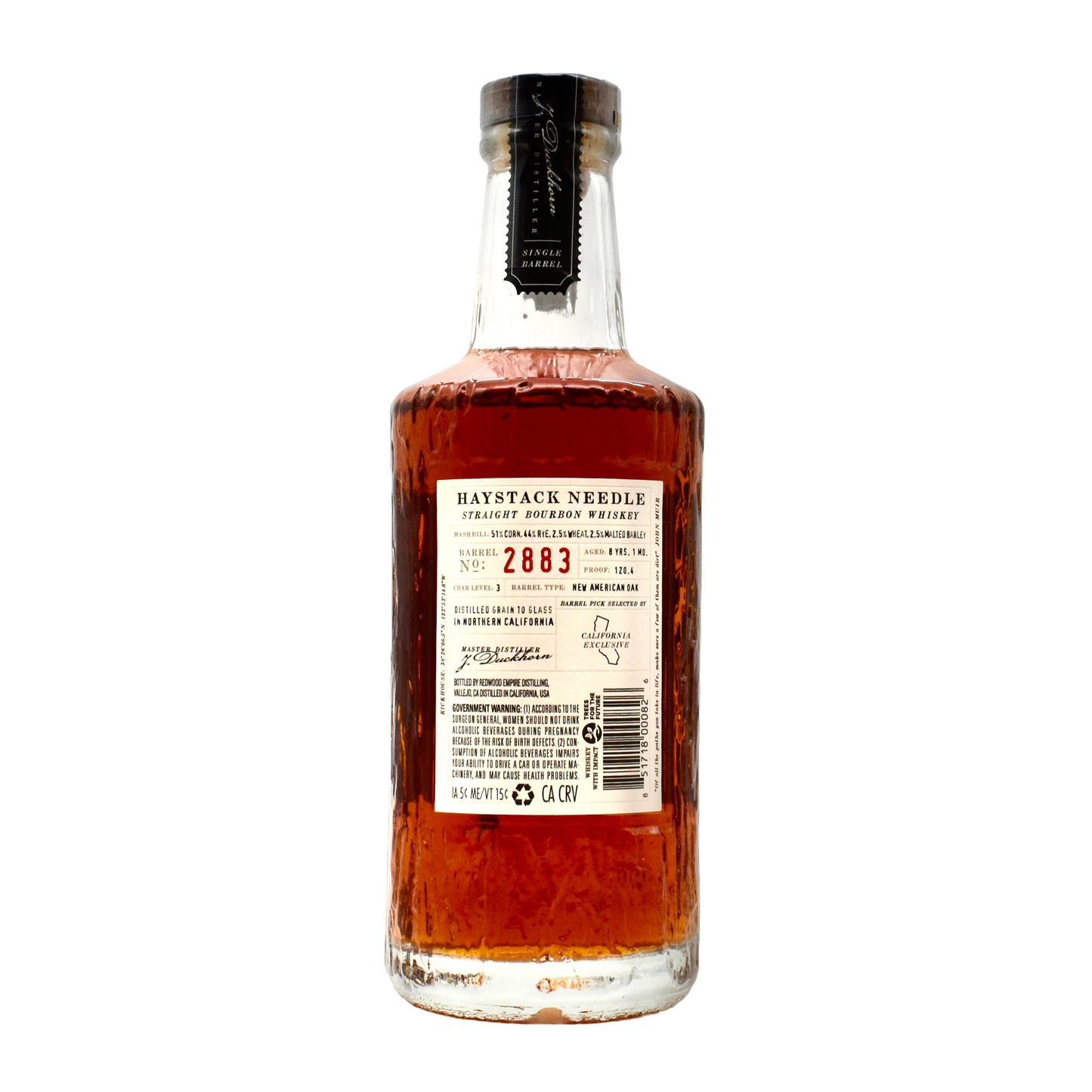 Redwood Empire Haystack Needle Bourbon 750ml (Barrel 2883)