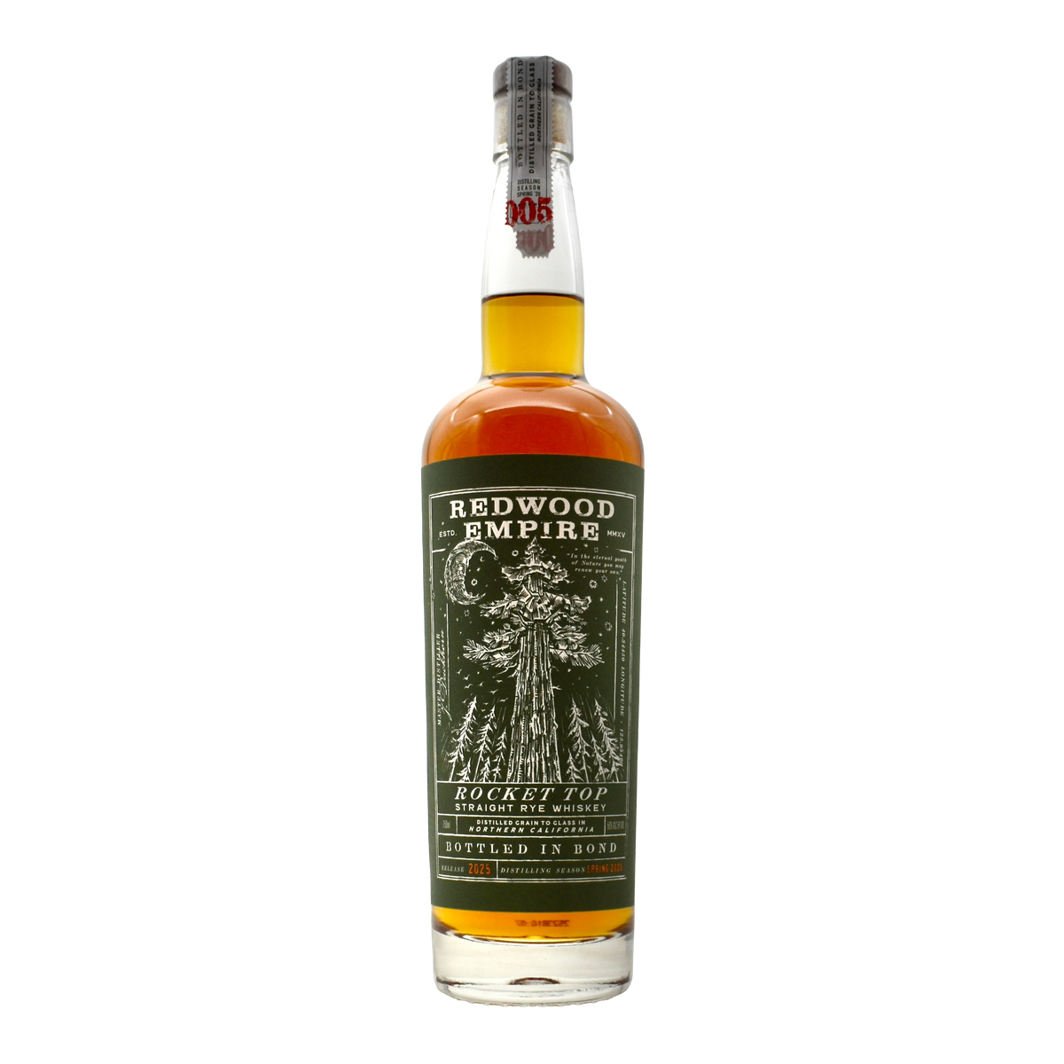 Red Top Rye Redwood Empire Rocket Top Rye Batch 5 750ml | Bottled-in-Bond ...