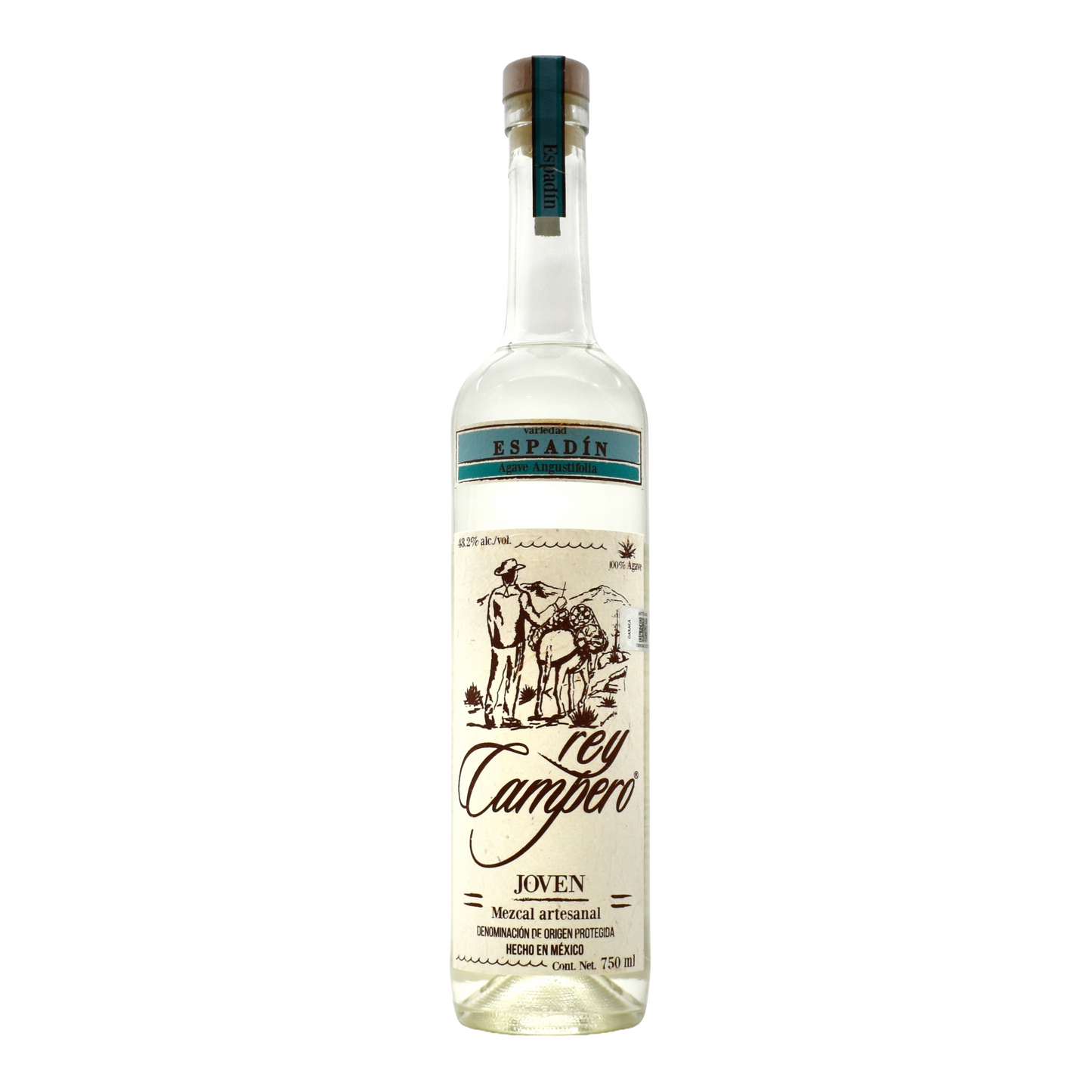 Rey Campero Mezcal Espadin Angustifolia Haw Joven Mezcal Artesanal 750ml