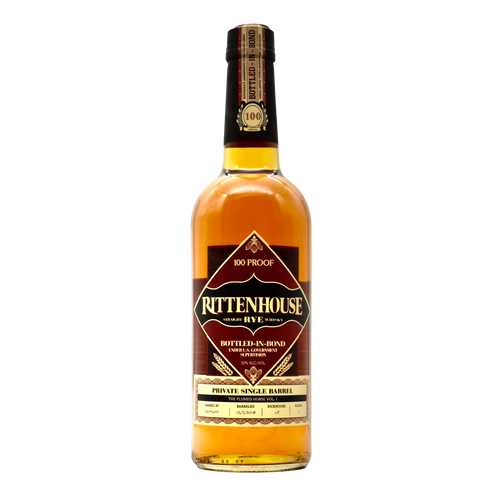 Rittenhouse Rye Whiskey Single Barrel 750ml