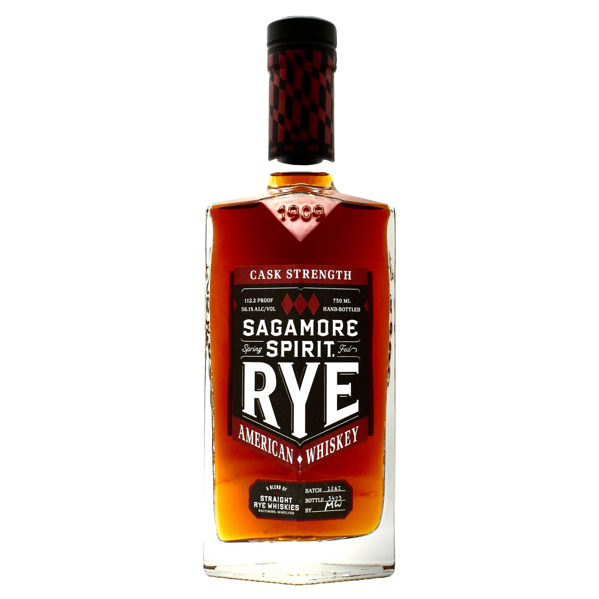 Sagamore Spirit Cask Strength Rye Whiskey 375ml